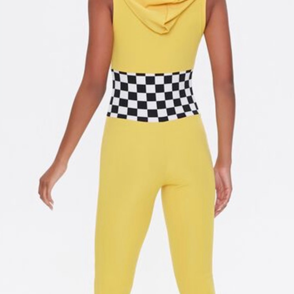 NWT FOREVER 21 Sexy Hooded Jumpsuit, M - Picture 3 of 5